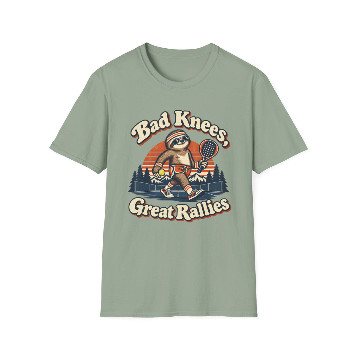 Sloth Bad Knees Great Rallies T‑Shirt