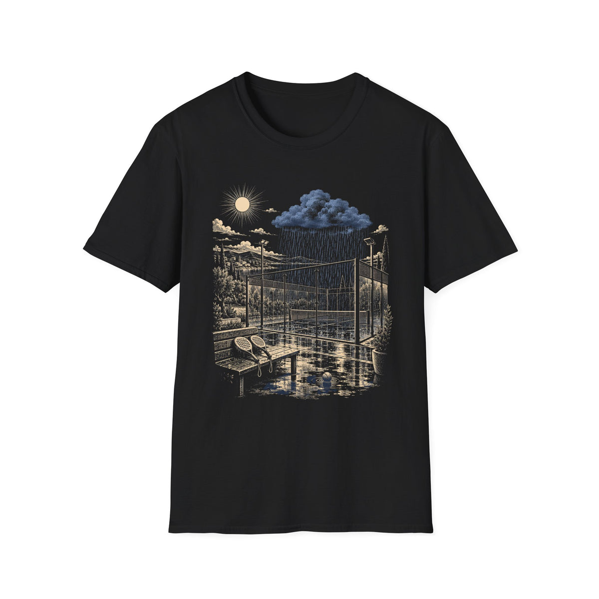 Rain On My Court T‑Shirt