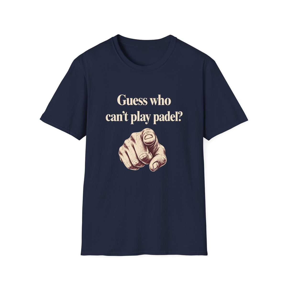 Guess Who Can't Play Padel T‑Shirt