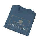 Excuse Menu T‑Shirt