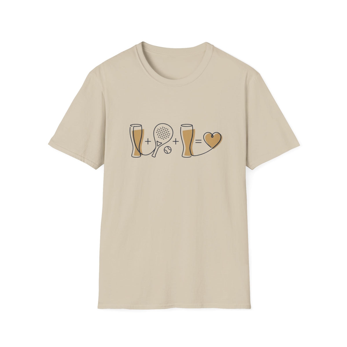 Beer and Padel Love T‑Shirt