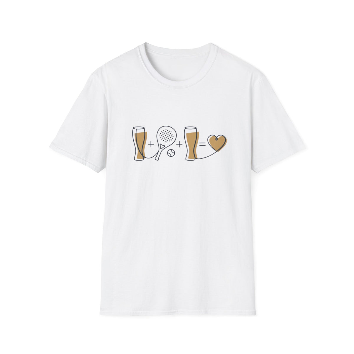Beer and Padel Love T‑Shirt