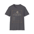 Excuse Menu T‑Shirt
