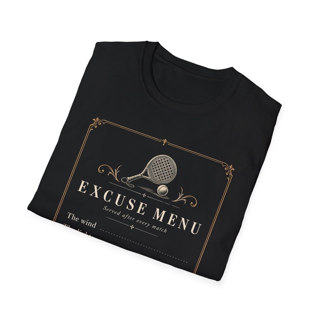 Excuse Menu T‑Shirt