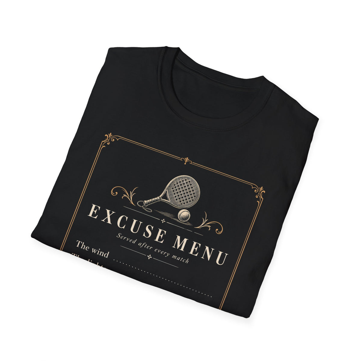 Excuse Menu T‑Shirt