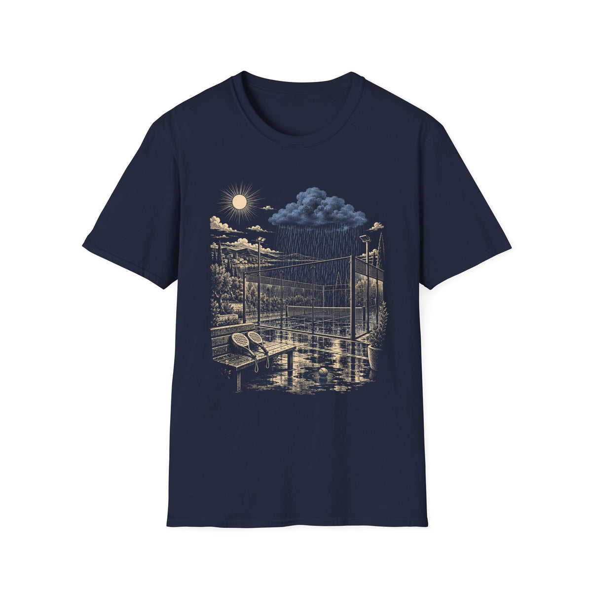 Rain On My Court T‑Shirt