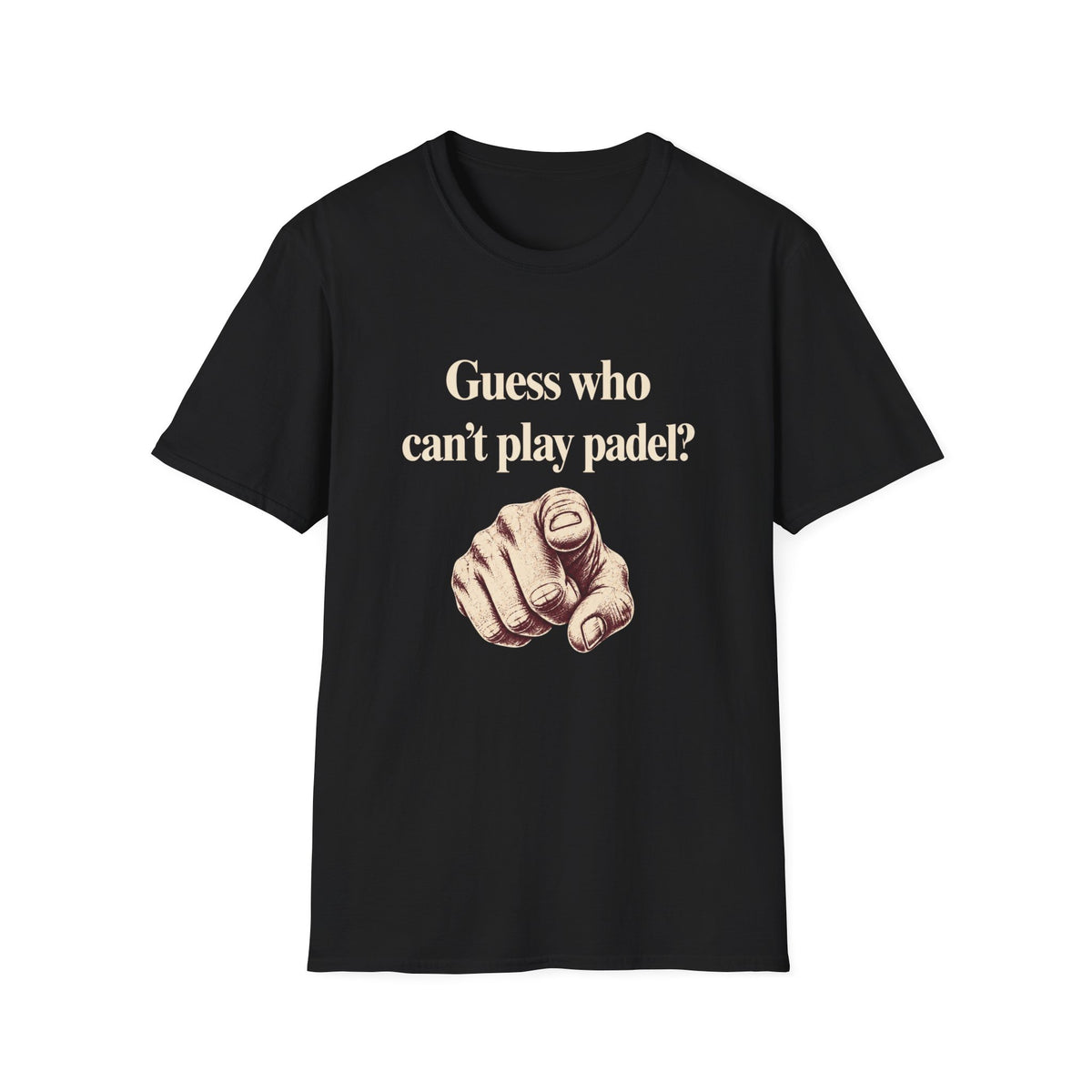 Guess Who Can't Play Padel T‑Shirt