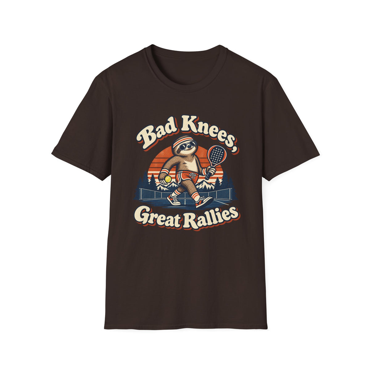 Sloth Bad Knees Great Rallies T‑Shirt